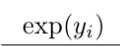 softmax exponent